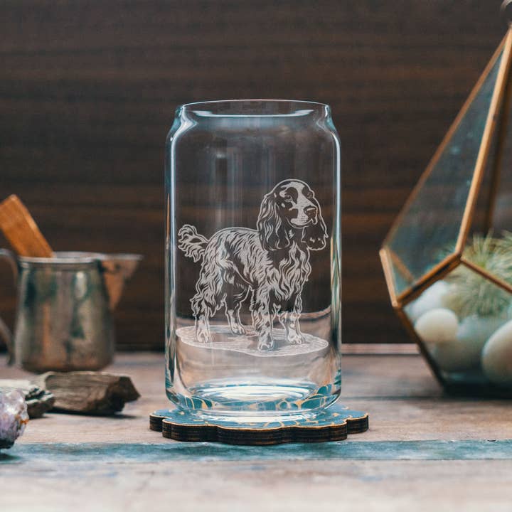 Benoit's Design Co. - Wholesale Cocktail/Liquor Glass - Cocker Spaniel Dog Breed Glasses