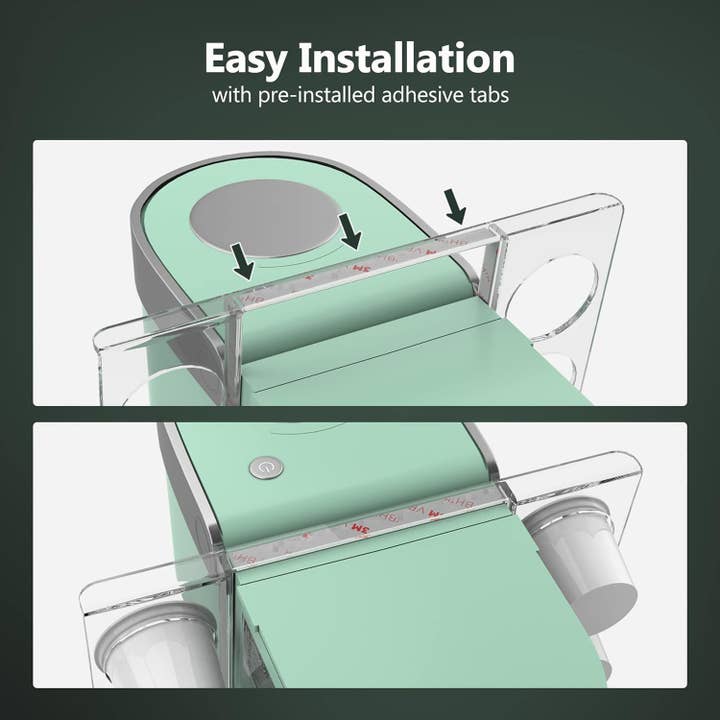 Infinite Basics - Wholesale Kitchen Storage/Organizer - Gevoli K Cup Organizer for Single Serve K-Mini and K Mini PLUS Coffee Makers - Space Saving Modern Acrylic Kcup Pod Holder (10 Pod Capacity)4