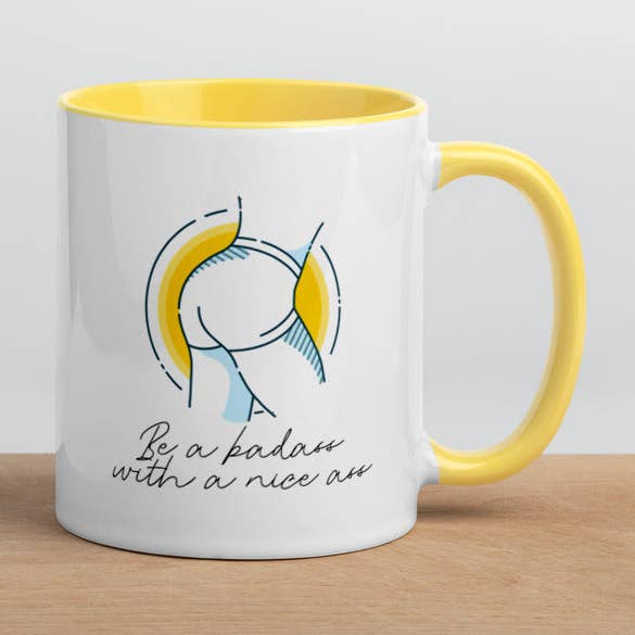 Mug - Badass pour la vente par Ninja Focused
