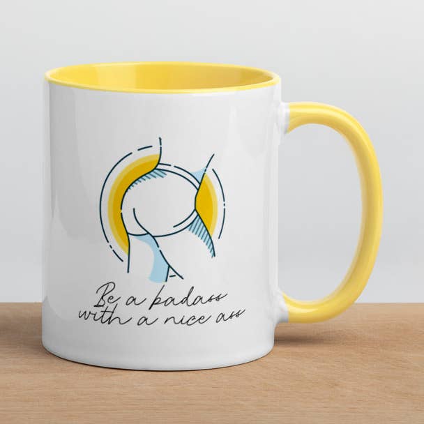 Mug - Badass pour la vente par Ninja Focused