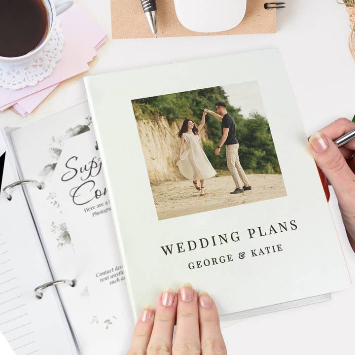 Personalised Photo Upload Wedding Planner for wholesale by Simply Canvas Art