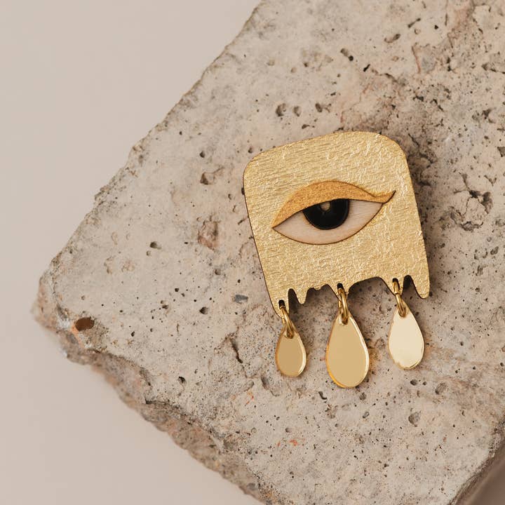 Oracle Eye Brooch for wholesale by Kate Rowland