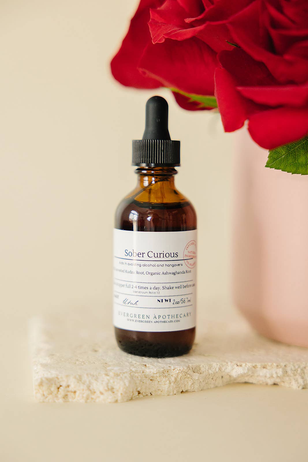 Evergreen Apothecary - Wholesale Tincture - Sober Curious Tincture, Alcohol Free, 2oz 4