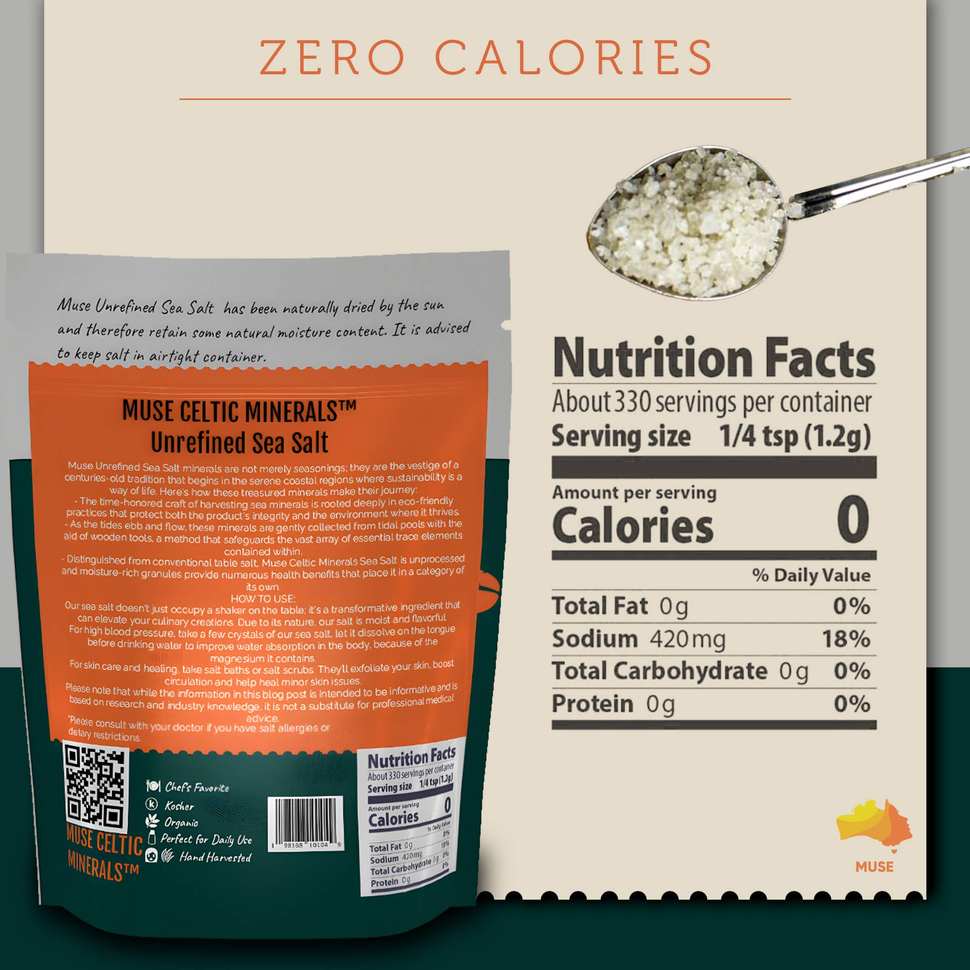 Muse Celtic Minerals LLC - Wholesale Salt - Celtic Sea Salt Sel Gris 1lb1