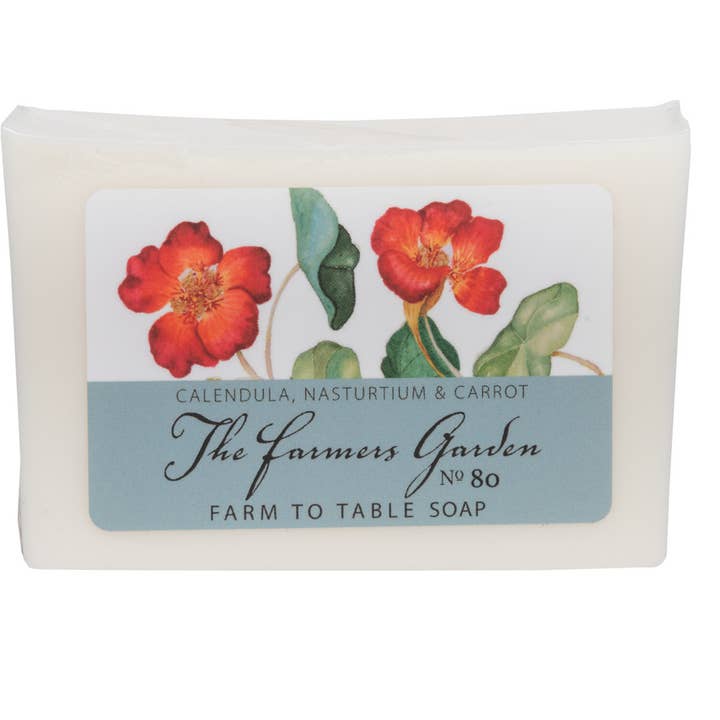 THE FARMERS GARDEN 5 oz. ~ TRANCHE DE SAVON DE LA FERME À TABLE pour la vente par Essential Journeys LLC