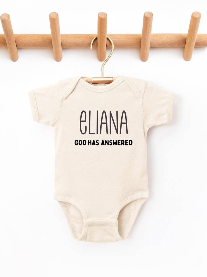 LEGACY PERSONALIZED BABY ONESIE for wholesale by Declarations By Beyond The Aisle