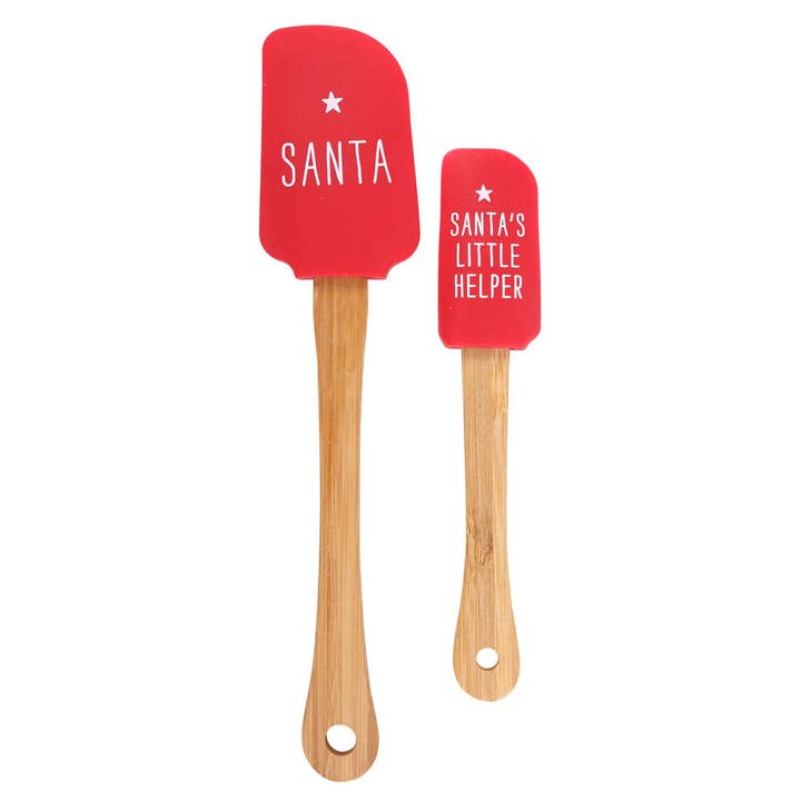 Something Different Wholesale – wholesale Spatula/turner – Santa's Helper Silicone Christmas Baking Spatula Set3