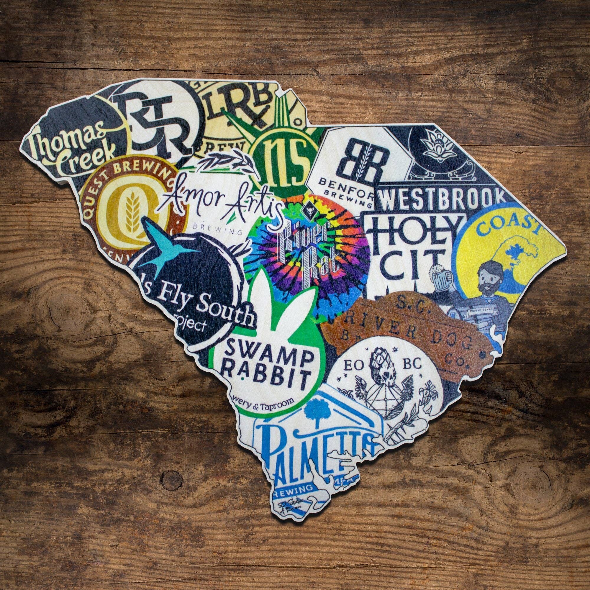 States Of Brew - Wholesale Sign - "Hoppy Faces, Barley Places"9