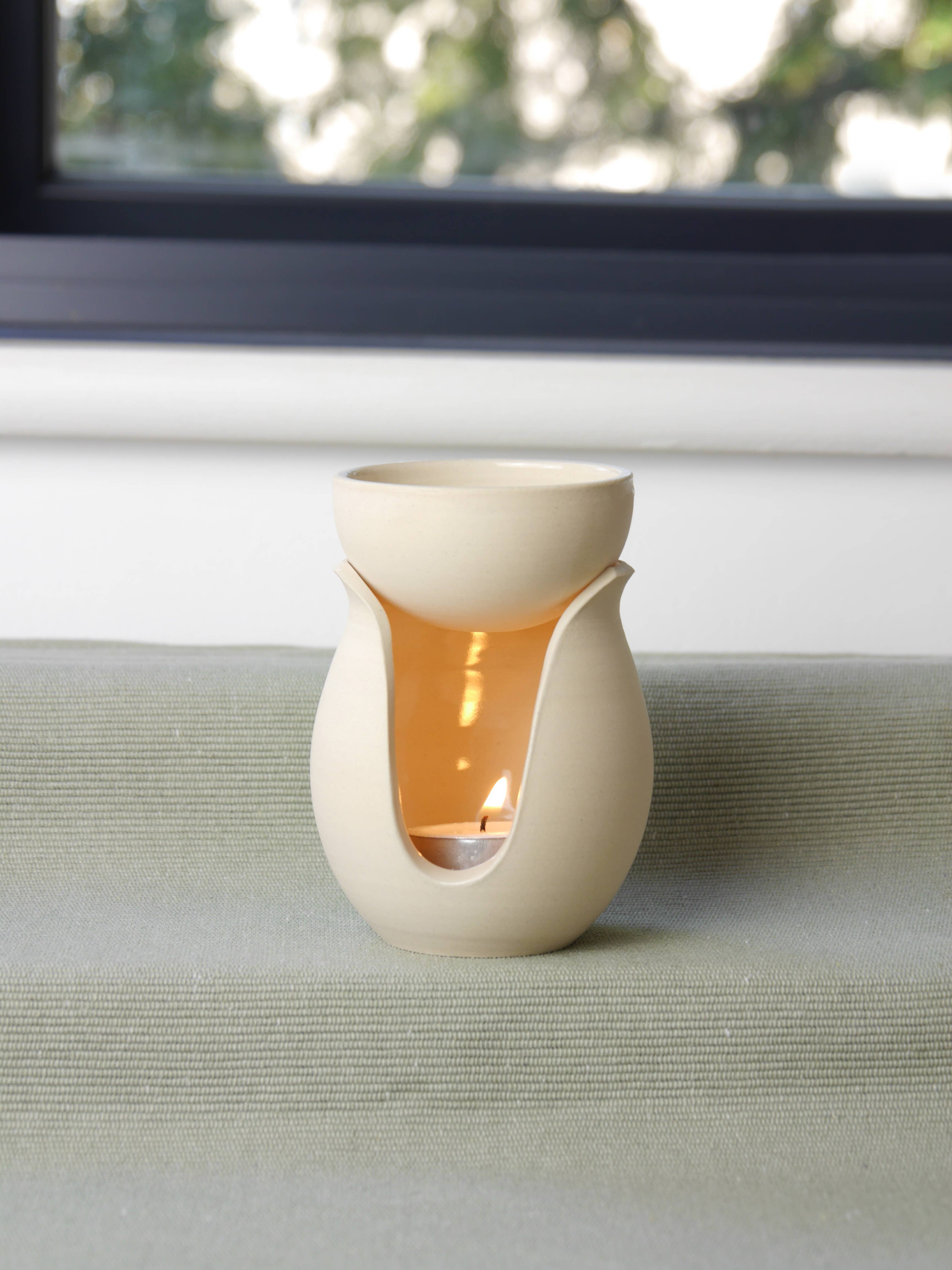 Throw to fire – wholesale Fragrance warmer – Handmade, Ceramic Oil Burner / Wax Melt Burner - Gift-ready0