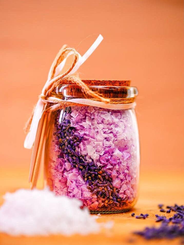 Casamento Mini Banho Sais Favors, Favores de Alfazema, Favors por atacado de Bordian Bath salts