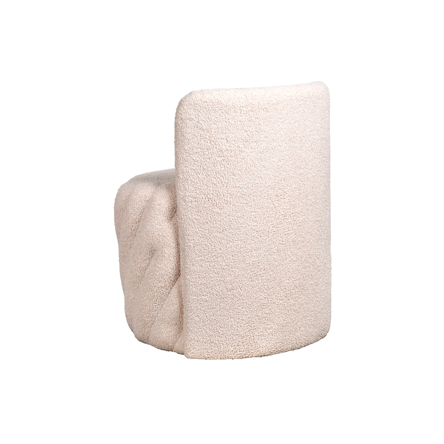 Opjet Paris – wholesale Chair – Alex swivel armchair teddy beige L52 D52 H62cm2