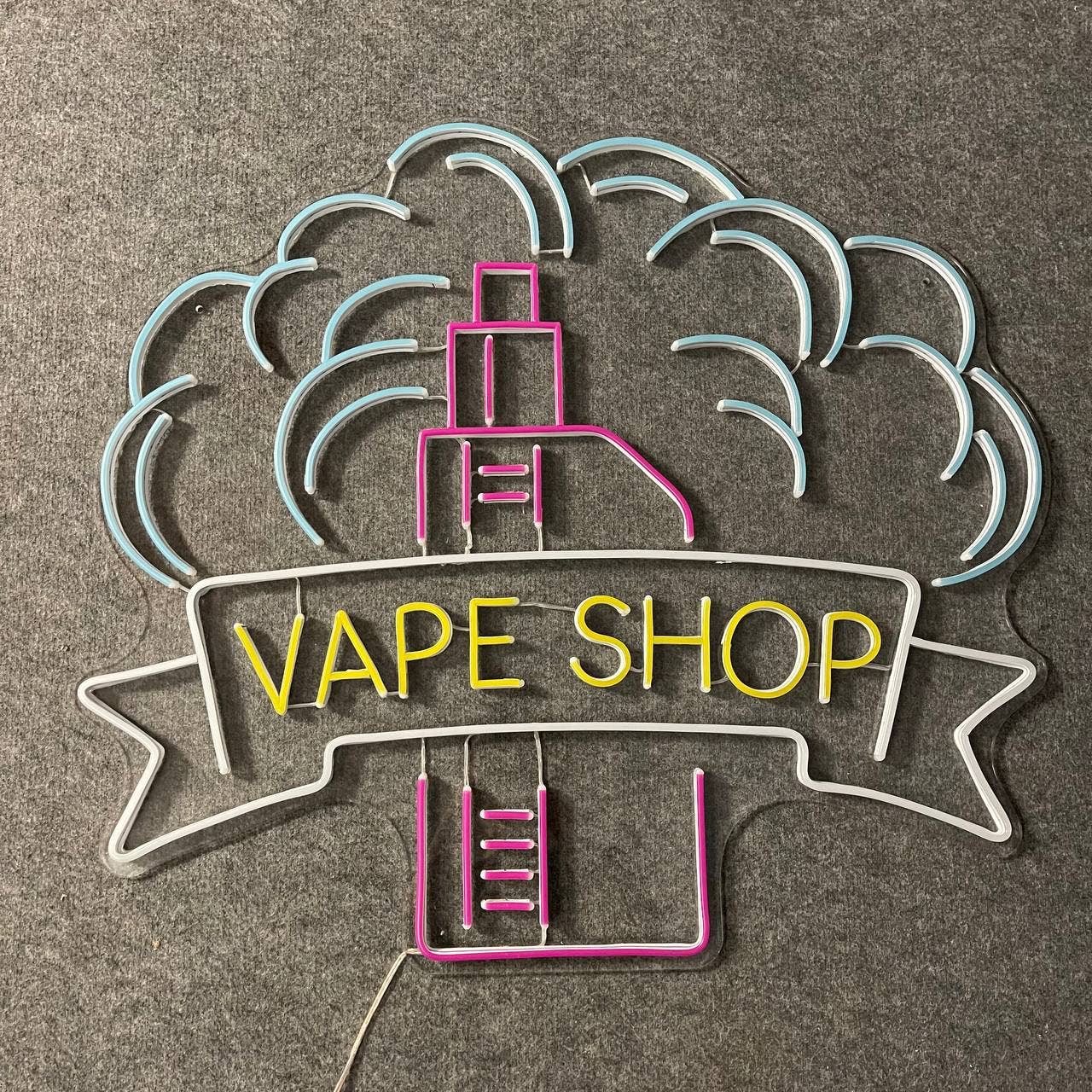 Glow Neon – wholesale Neon sign – Vape Smoking Shop Display Neon Sign, Welcome Sign Decor1
