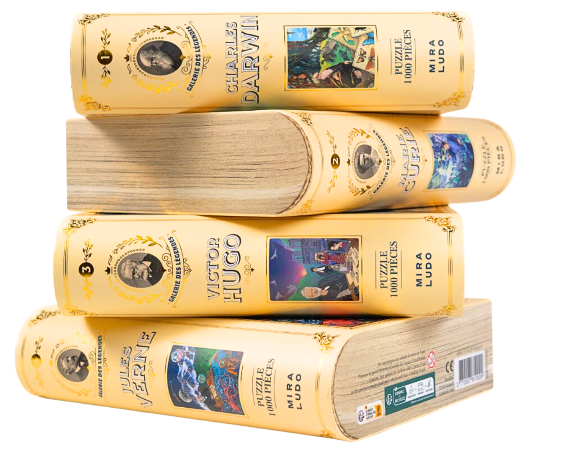 MIRALUDO - Wholesale Puzzle - Adult - Puzzle 1000 pieces - The Gallery of Legends - Book Format4