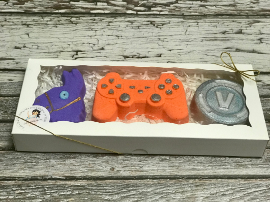 Southern Fleek Bath LLC – wholesale Bath bomb/fizz – Video Game Bath Bomb Gift Set3