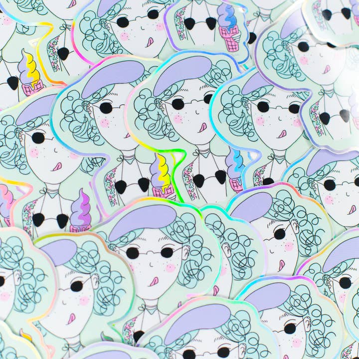 Dairy Queen-sticker voor wholesale door Liz Deleo - Full Time Side Hustle