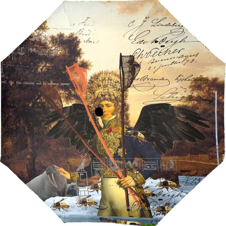 THE YOUNG KING ALT. 2 I Halfautomatische opvouwbare paraplu voor wholesale door Bønes and Balløøns