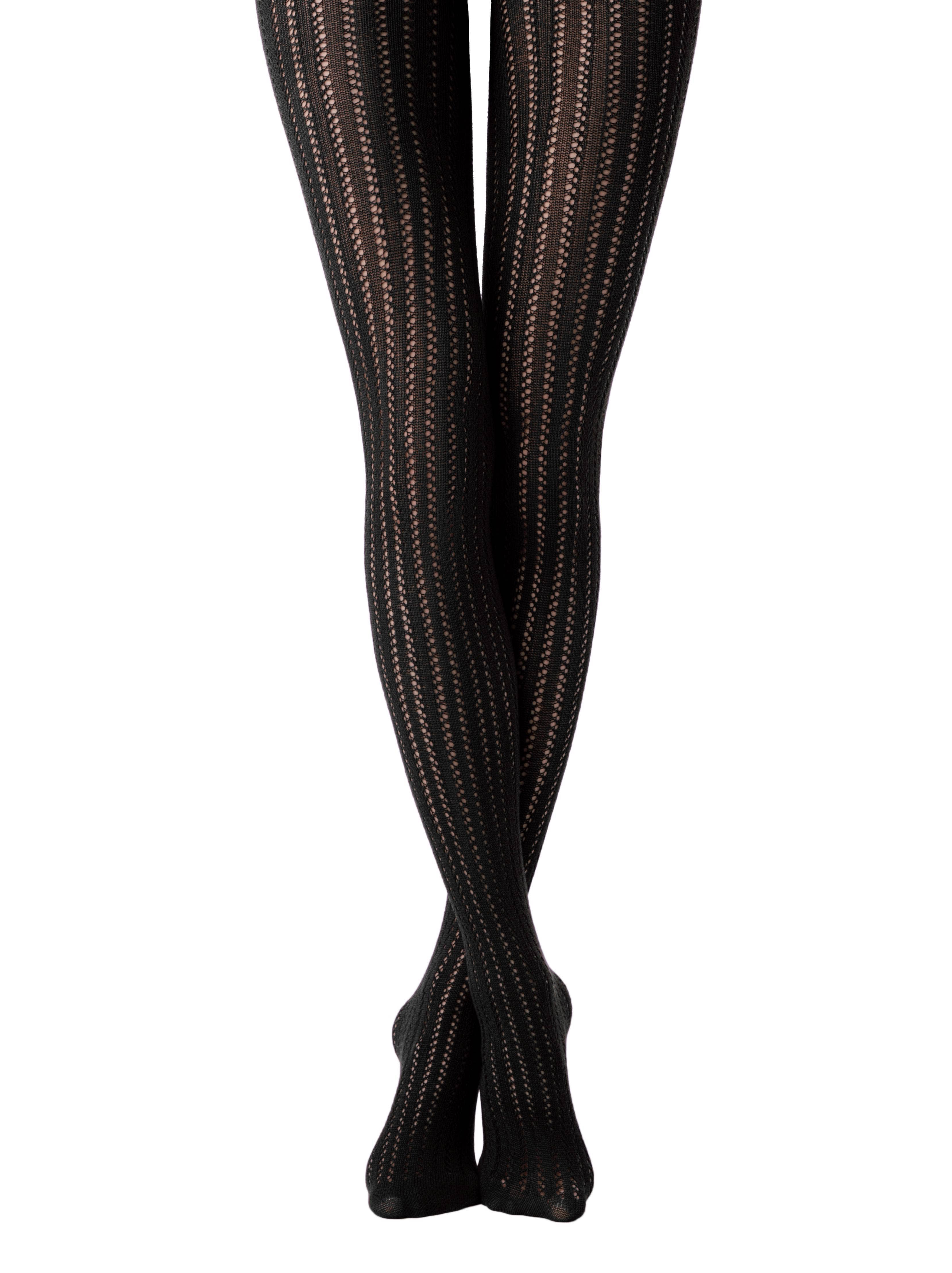 luzy - Wholesale Tights - Women's - Warm lace tights with 3D effect - Fashion Fantasy0