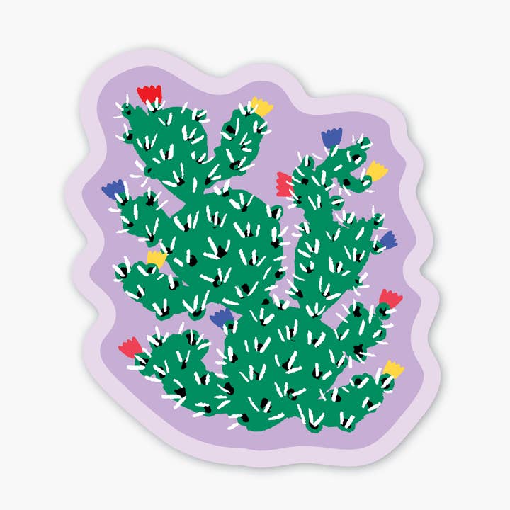 Last chance! Colorful Cactus Sticker for wholesale by Party of One