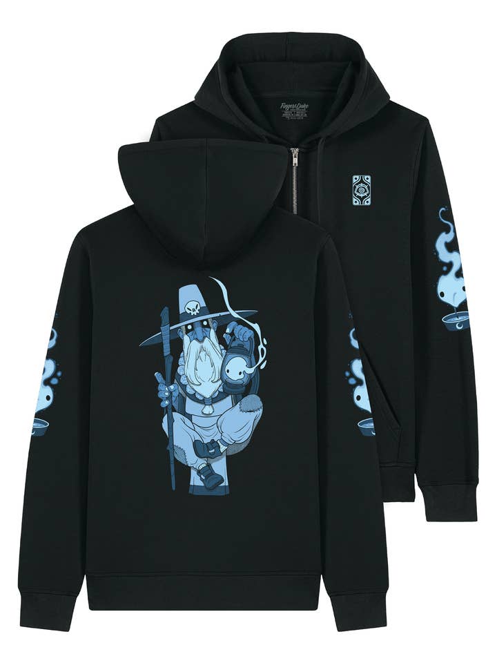 De Kluizenaar · Hoodie met Rits voor wholesale door Fingers Duke