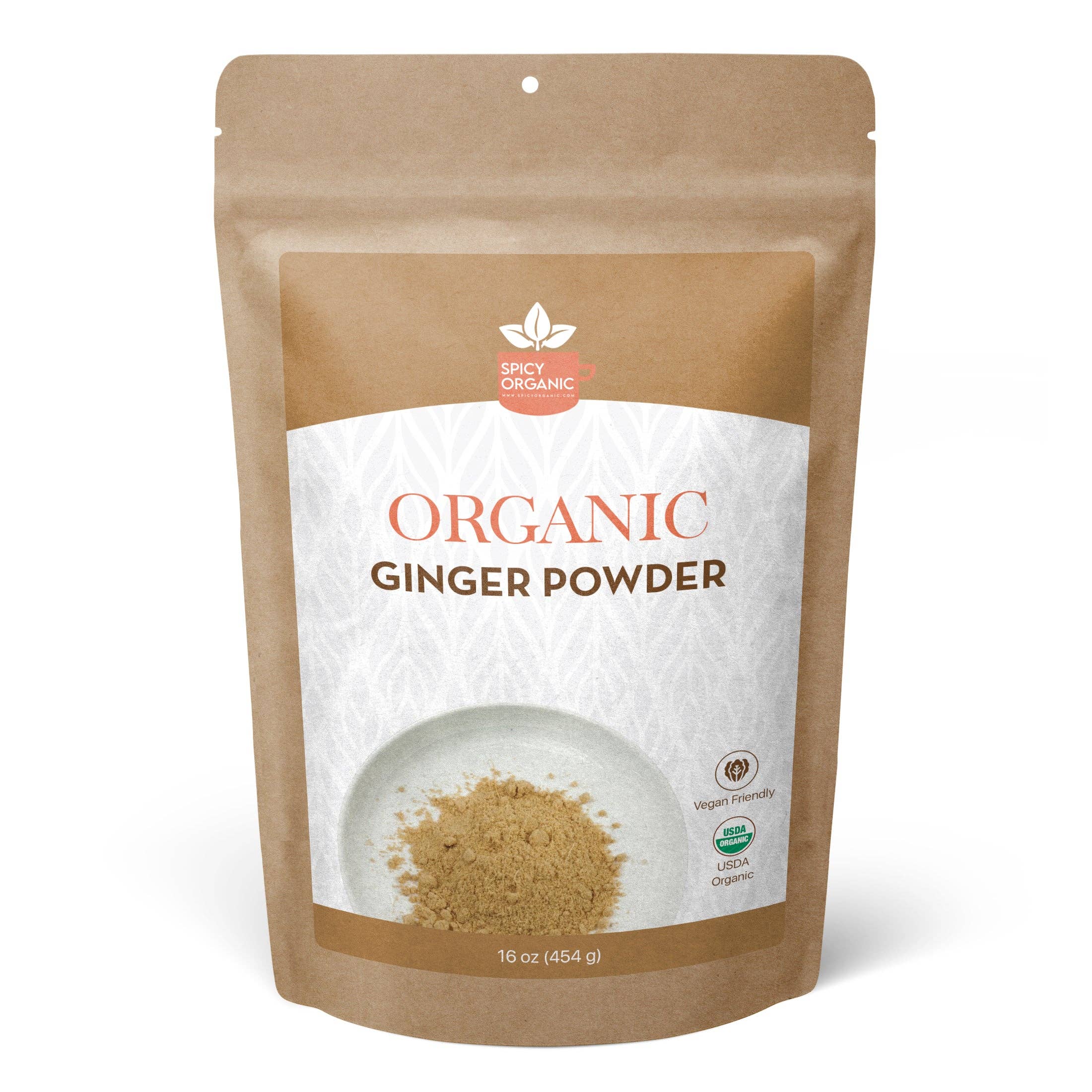 SPICY ORGANIC - Wholesale Dried Spice - SPICY ORGANIC Ground Ginger Powder - 100% USDA Organic - Non-GMO - Raw Ginger Spice For Tea.4