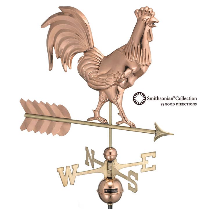 Smithsonian Rooster Weathervane for wholesale by Good Directions