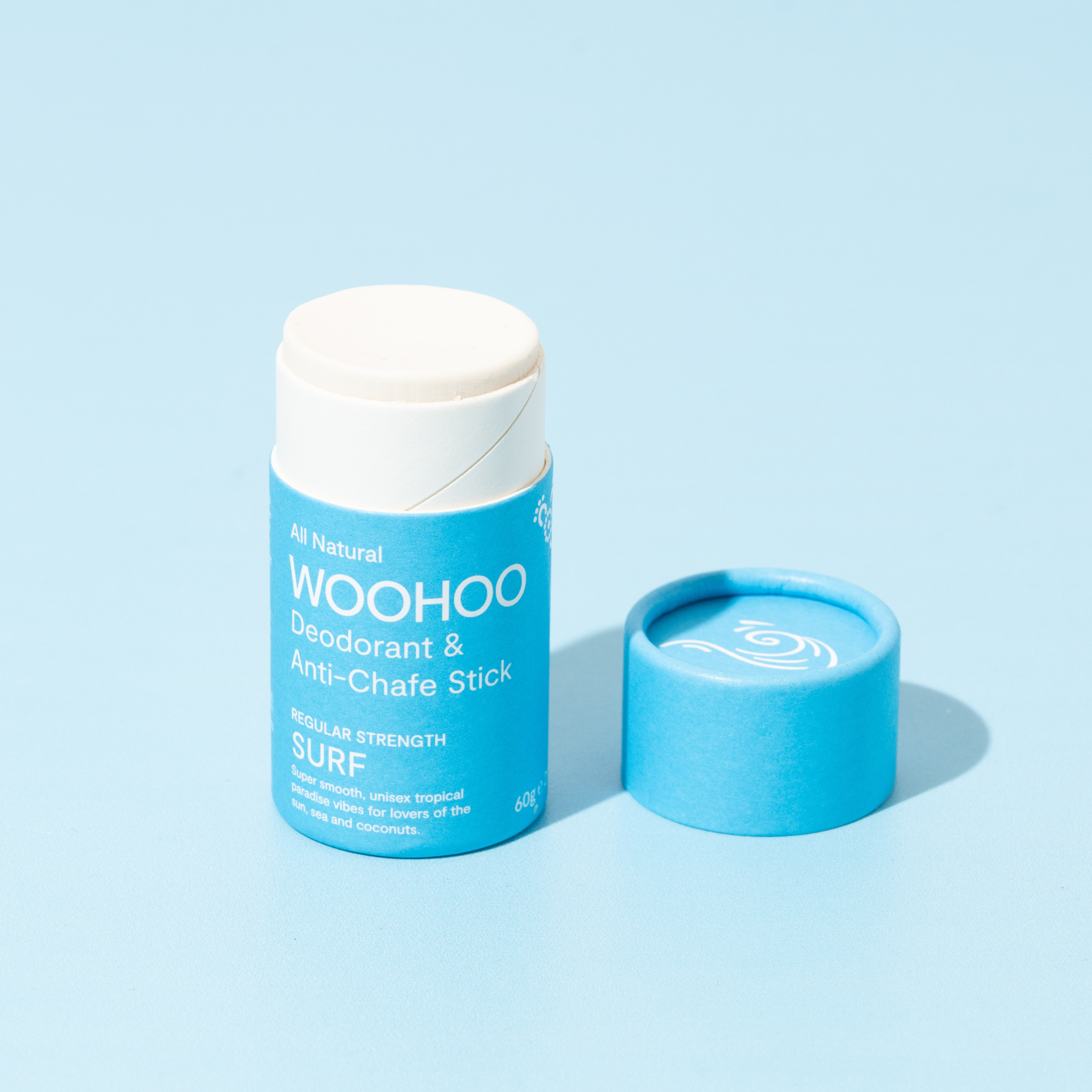 Woohoo Body - Wholesale Deodorant - Unisex - Woohoo Natural Deodorant & Anti-Chafe Stick (Surf) 60g - NEW FORMULA3