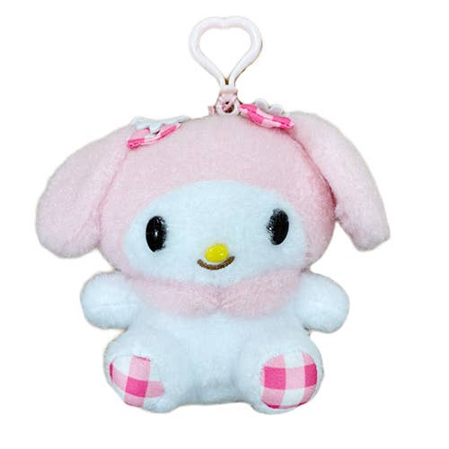 BCZShop - Wholesale Keychain - Women's - SANRIO PLAID BACKPACK KEYCHAIN - MY MELODY