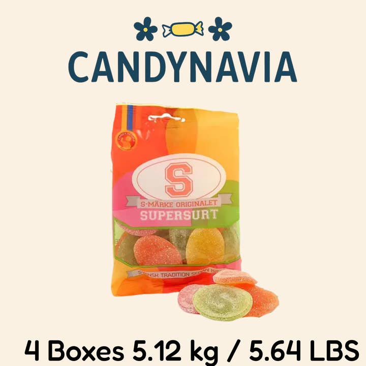 Candynavia - Wholesale Gummy - S-Brands Super Sour 80g Swedish Candy1