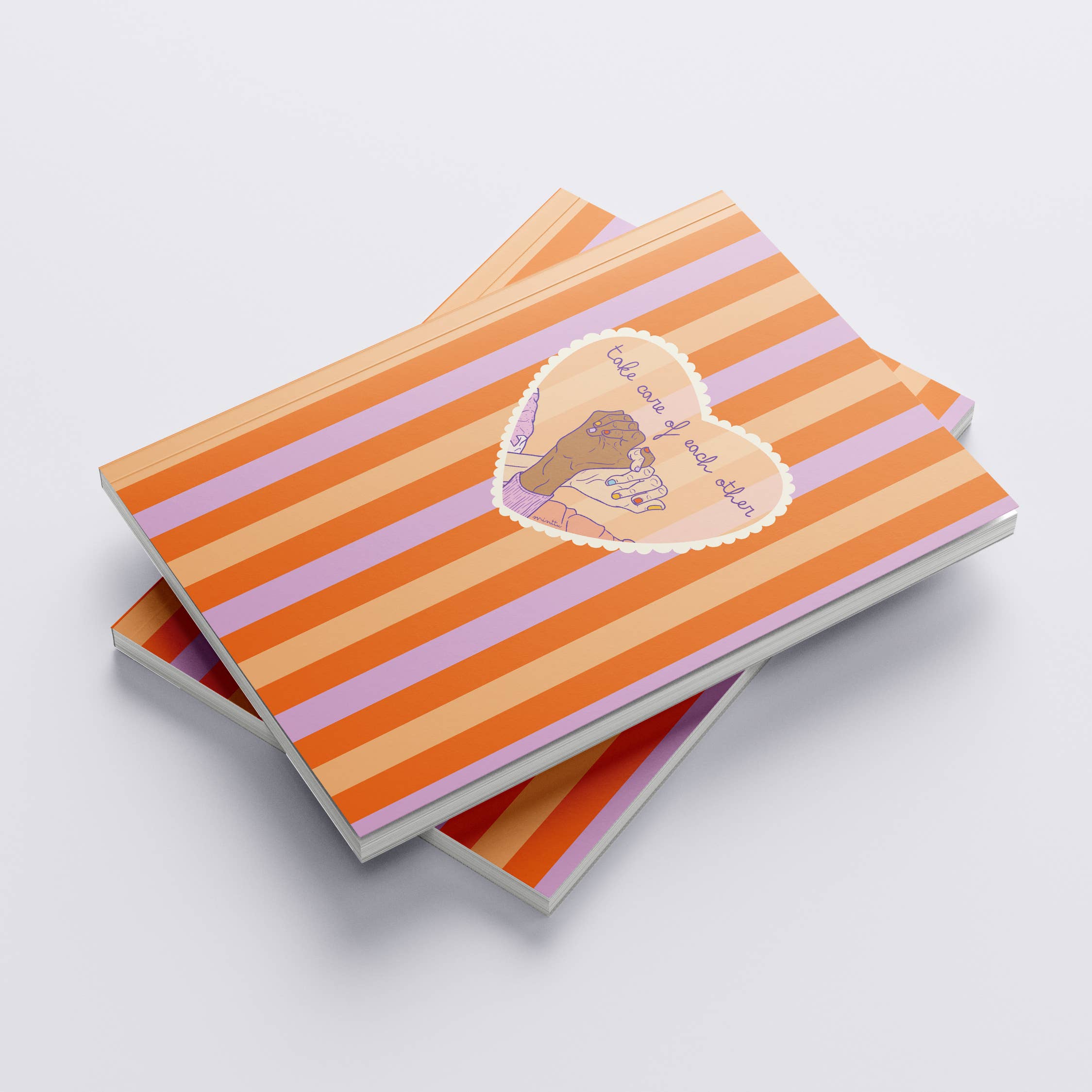 minttu illustrations - Wholesale Notebook - Notebook "stronger together"1