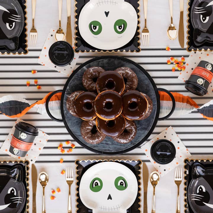 My Mind’s Eye - Vente Nappe/chemin de table jetable - PGB817 - Chemin de table en papier crème avec rayure noire4