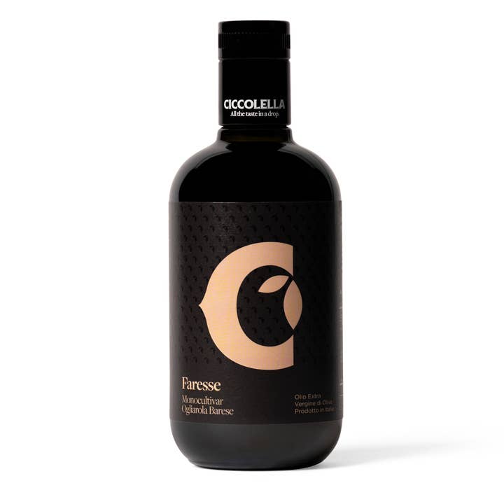 FARESSE EXTRA VIRGIN OLIVE OIL 500ML per la vendita all'ingrosso da parte di Olio Ciccolella