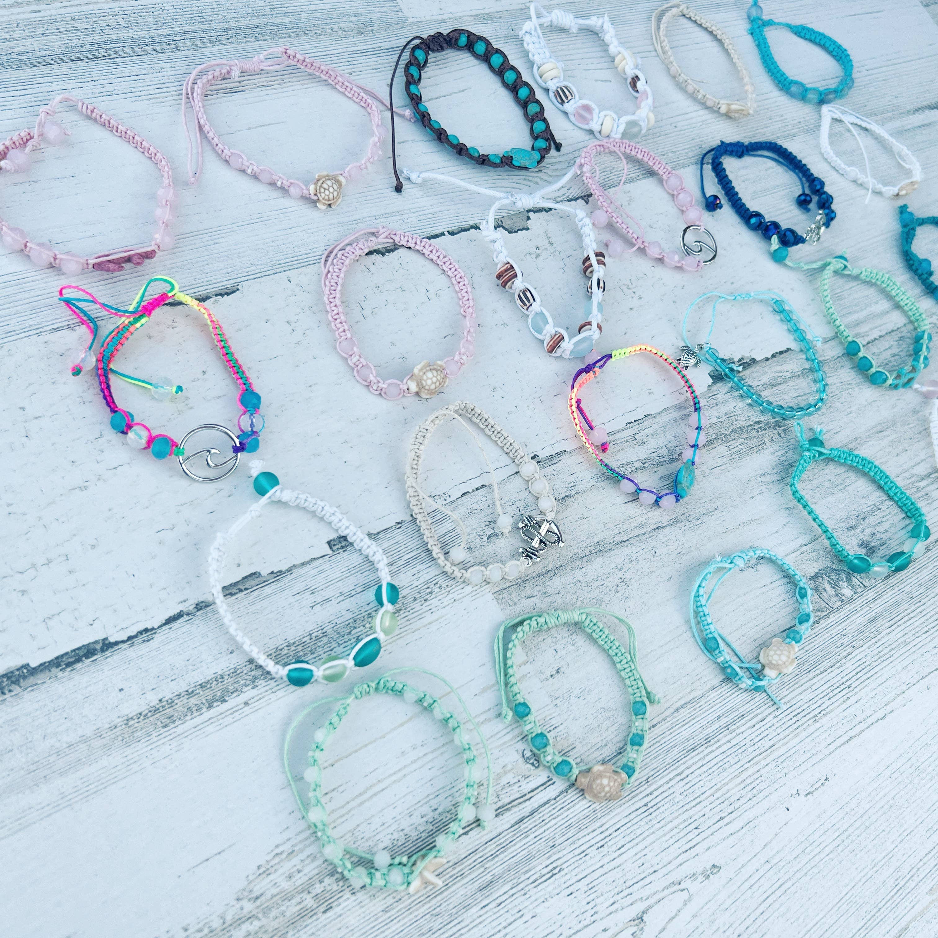 Gypsy Soul - Wholesale Beaded Bracelet - Sea Glass Bracelets With Display3