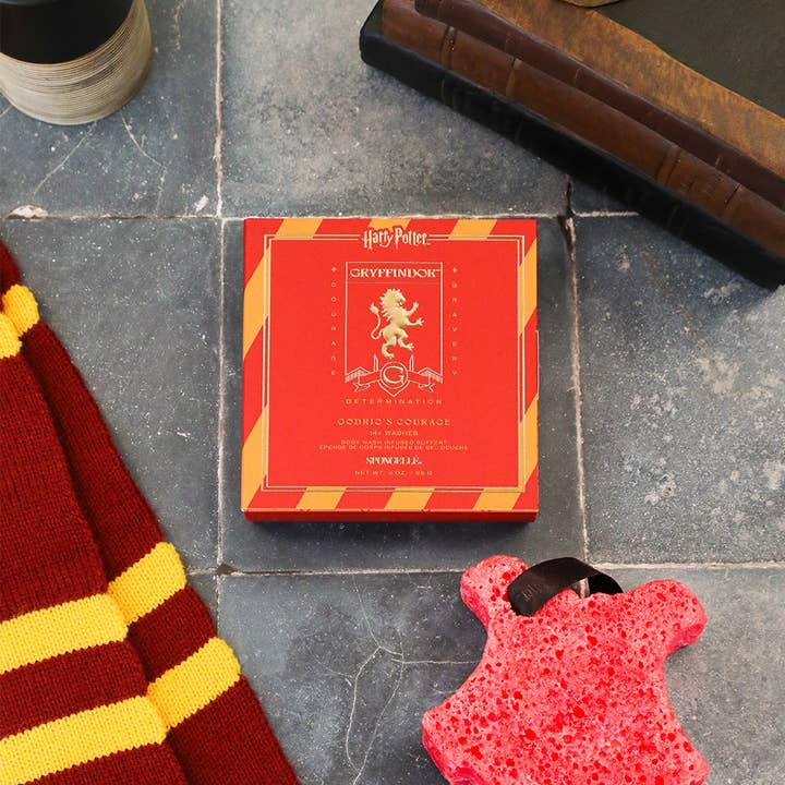 Gryffindor™ Godric's Courage Buffer Harry Potter™ Collection for wholesale by Spongellé | Christmas 2025 | Stocking Stuffers | Gifts
