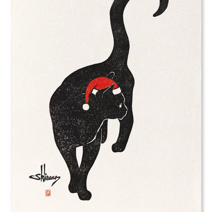 GATO DE NAVIDAD N.º 2: Estampa Japonesa para venta al por mayor de Ezen Trade