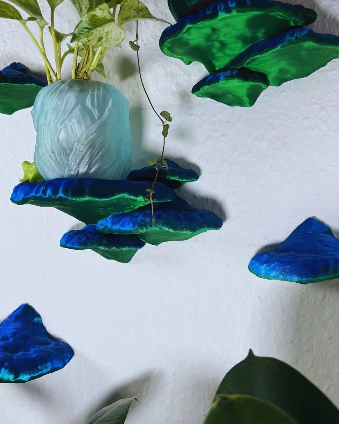 Roomberry - Wholesale Wall Mounted Shelf - Tree Sponge Mushroom Wall Shelf Set2