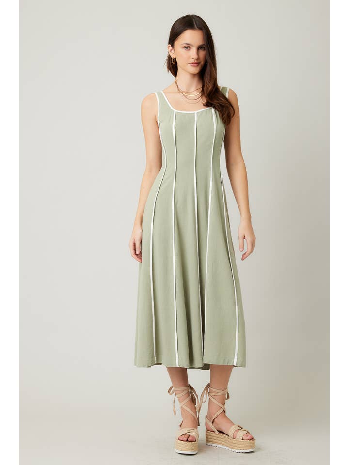 ILLA ILLA - Wholesale Dress - Women's - IM7512-Linen Midi Dress15