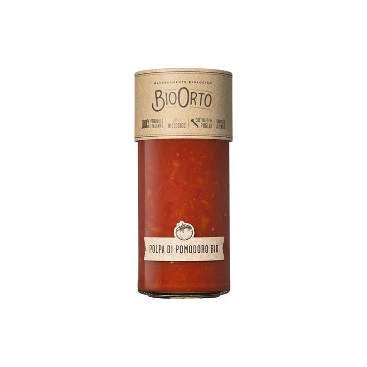 Organic tomato pulp for wholesale by Bio Orto Società Cooperativa Agricola