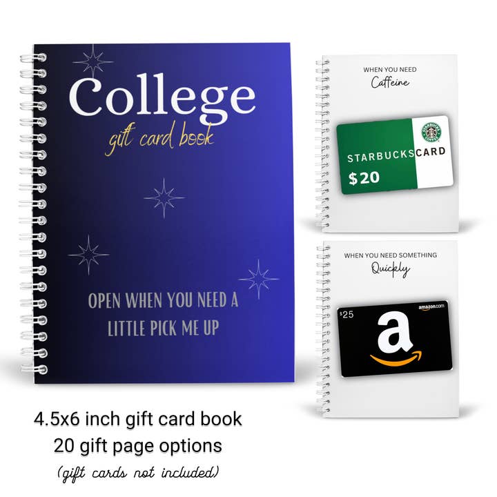 College Gift Card Holder Book for wholesale by Nans Tees