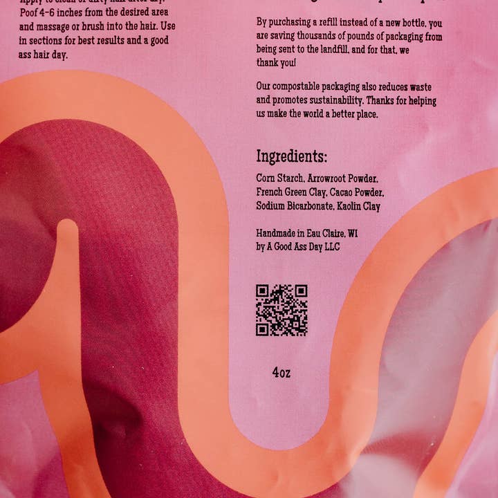 Good Ass Hair Day - Wholesale Dry Shampoo - Good Ass Hair Day Dry Shampoo Refill9