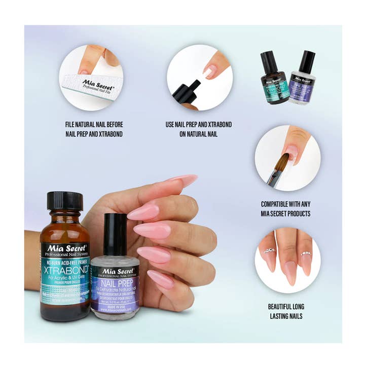 PINEAPPLE Beauty - Wholesale Nail Polish - Mia Secret PR110 Xtrabond Nail Primer 1oz - 6pc2