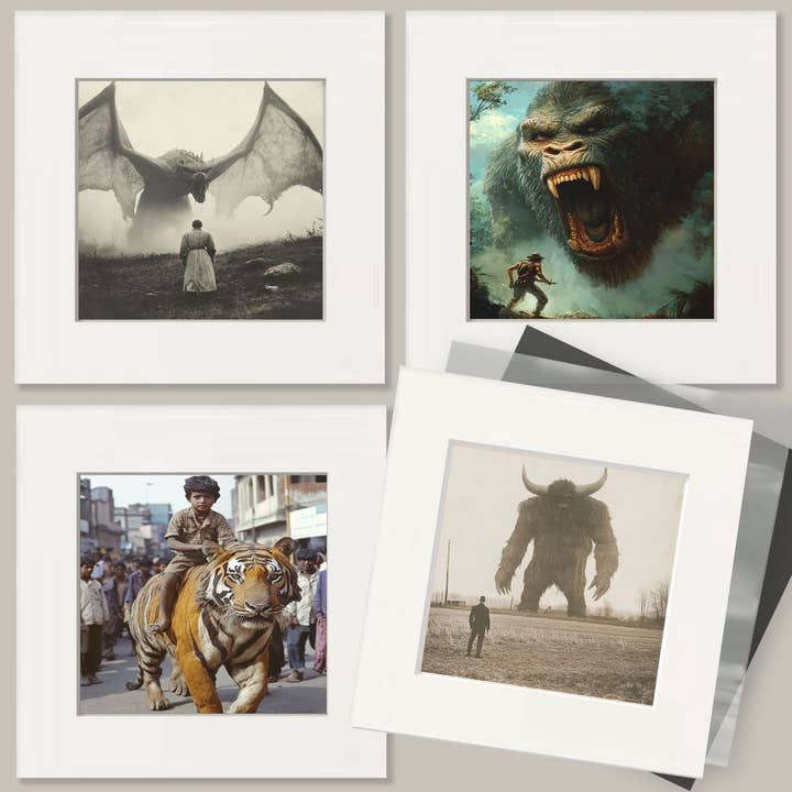 Mowbi - Wholesale Art Print - Unusual Pet - Cryptid Art Prints - 8"x10" Art Print for 11"x14" Frame