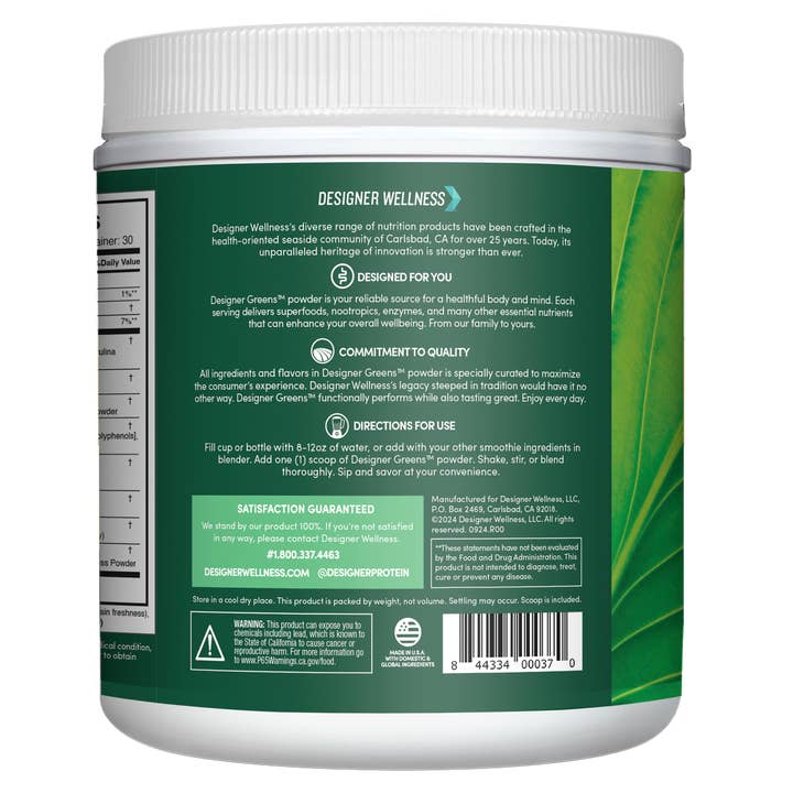 Designer Wellness - Wholesale Protein/Superfood Powder - Designer Greens2