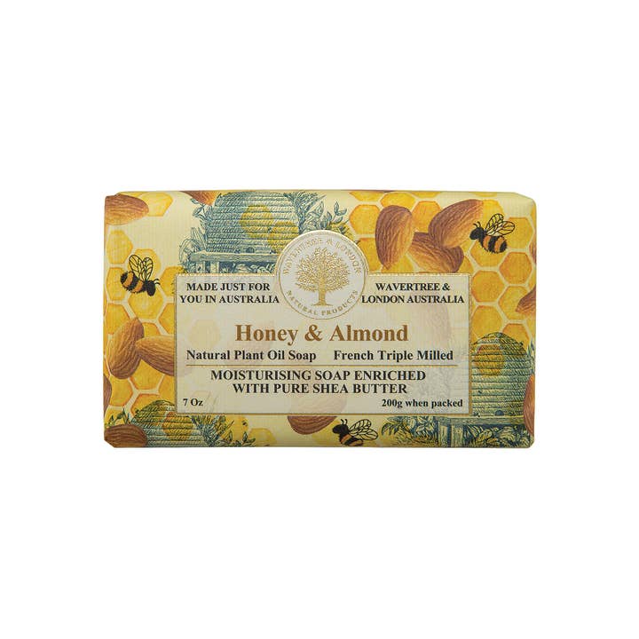 Wavertree & London - Wholesale Bar Soap - Wavertree & London Honey & Almond Luxury Soap Bars