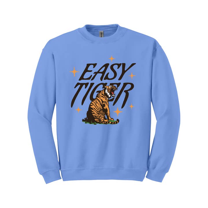 Easy Tiger Graphic Sweatshirt for wholesale by Salty Babe Threads