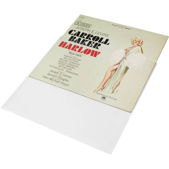 Square Deal Recordings & Supplies - Wholesale Music Accessory - 12" Vinyl LP Record Outer Sleeves 2.5 mil THICK CLEAR BOPP8