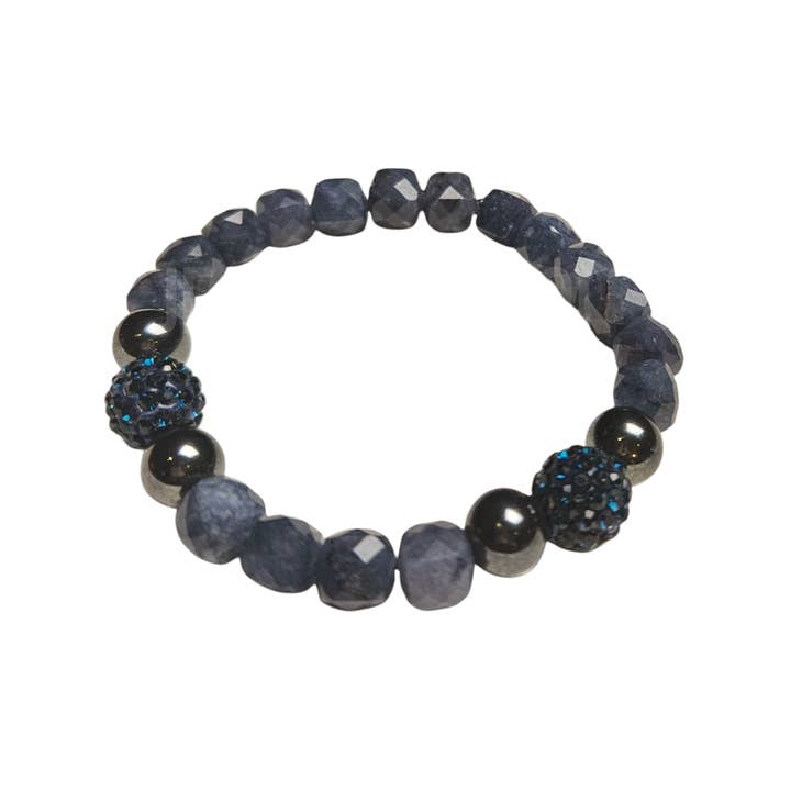 Je Ne Sais Quoi - Wholesale Beaded Bracelet - Luminous Grace- Limited Edition Blue Sapphire II0