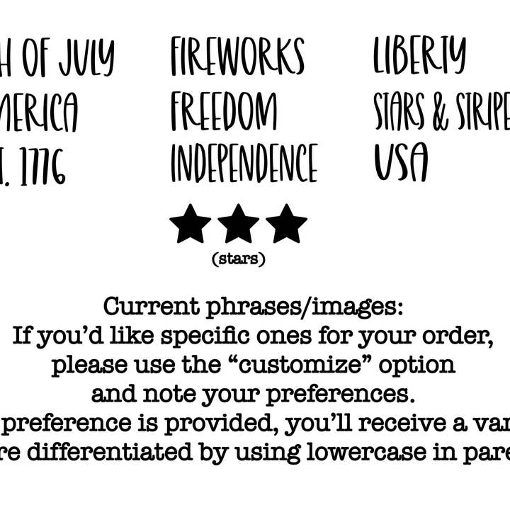 Ruaille Buaille Co – Objeto de mesa decorativo por atacado – Mini pinos de julho | Decoração patriótica | Bandeja de nível de verão4