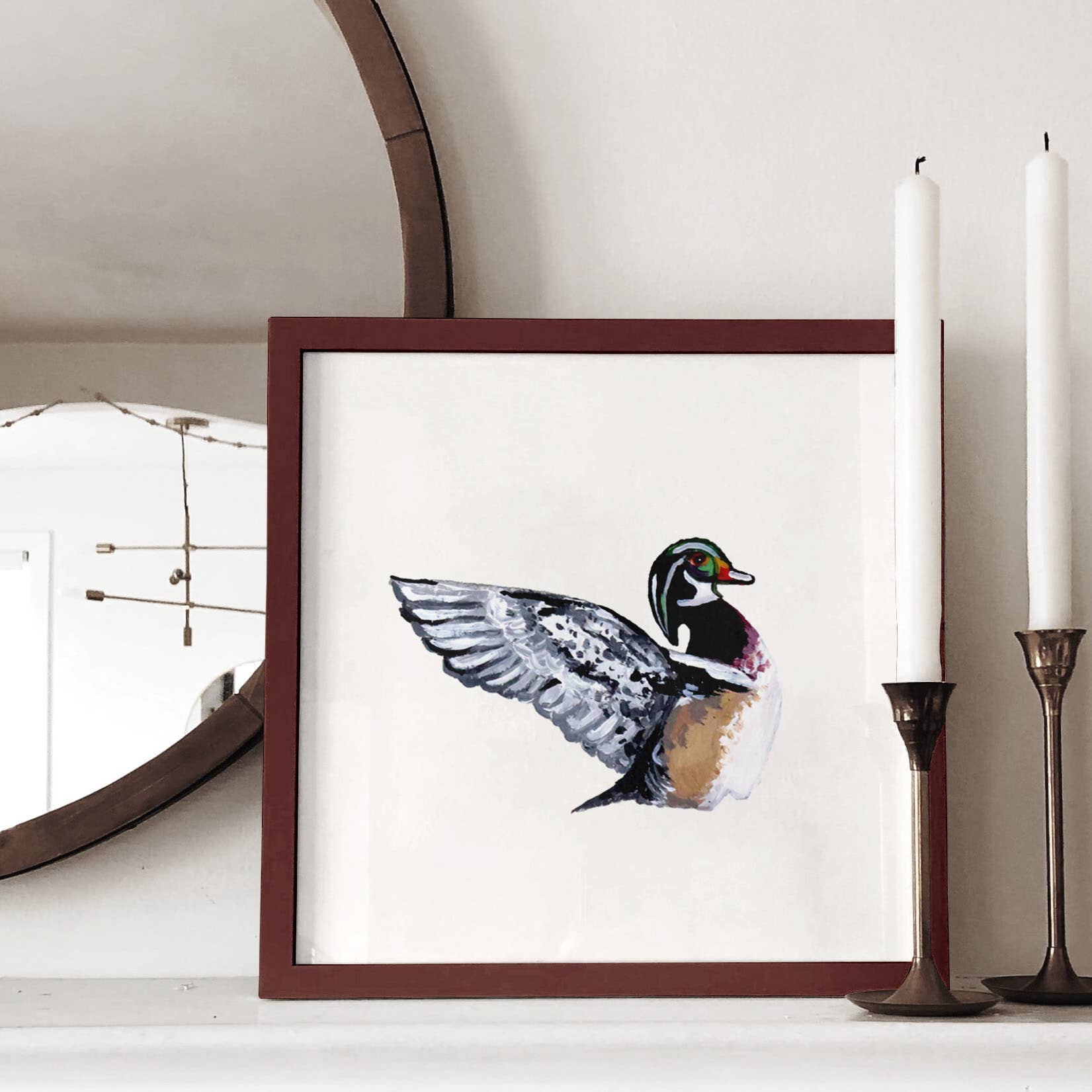 Mads Studio & Co. - Wholesale Art Print - Wood Duck Fine Art Print1