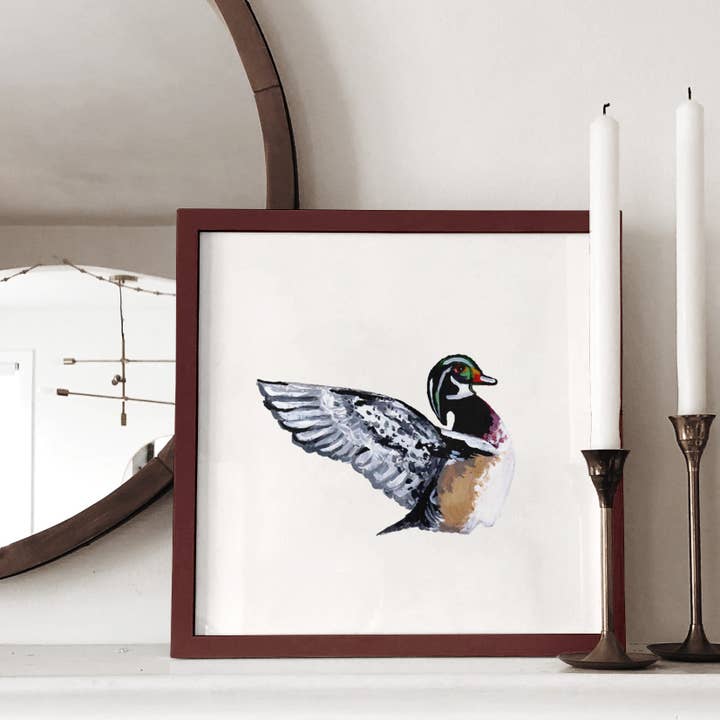 Mads Studio & Co. - Wholesale Art Print - Wood Duck Fine Art Print1