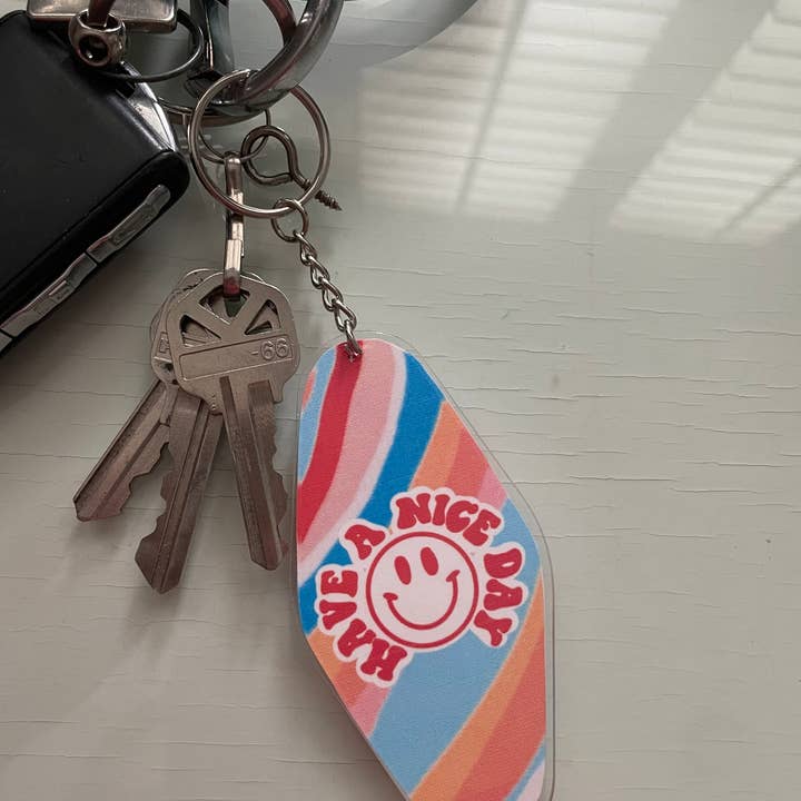 Have a Good Day Keychain for wholesale by Mallory Taylor Designs